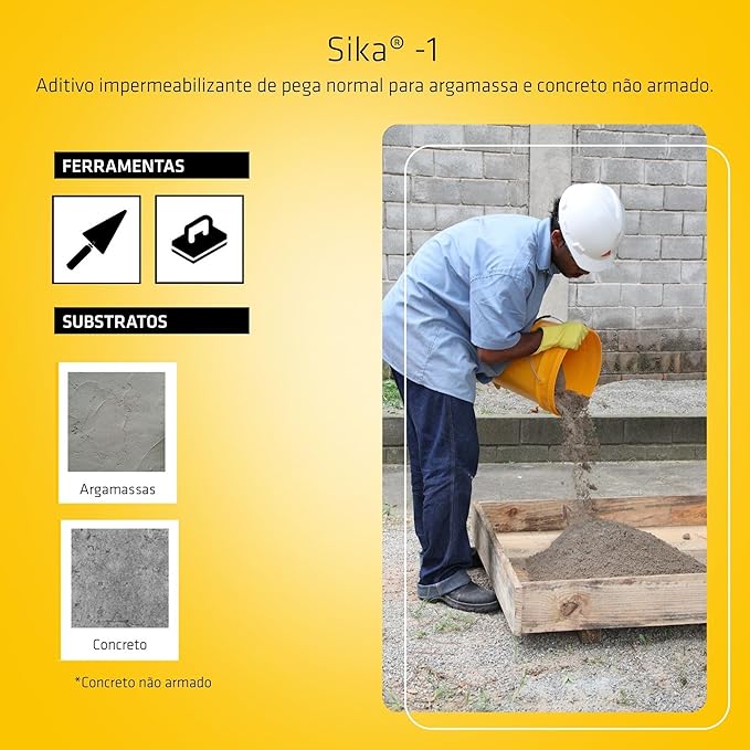 Impermeabilizante Sika 1 (Balde 18 Litros) - SIKA - Comercial