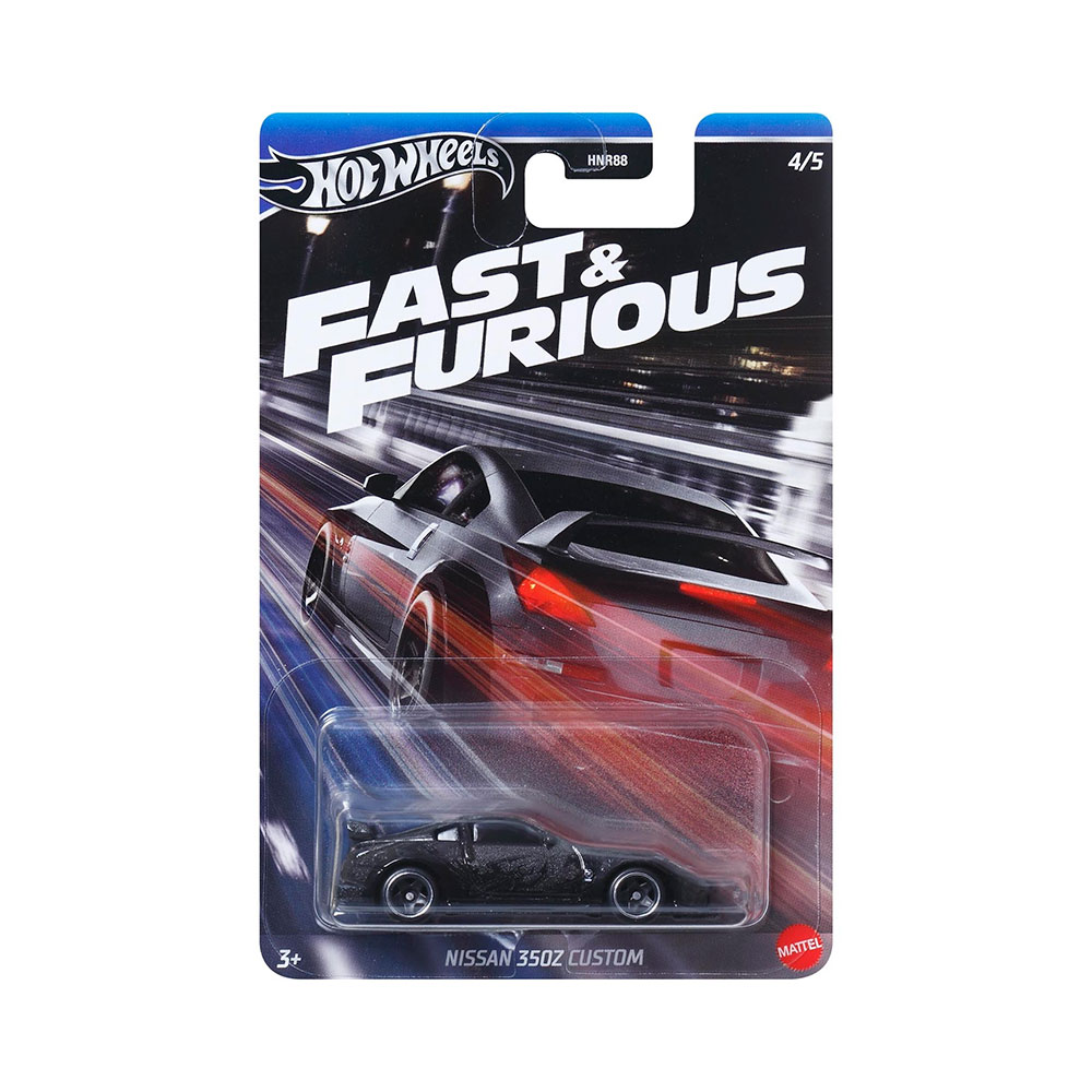 Coleção Completa com 5 Miniaturas Fast &amp Furious HW