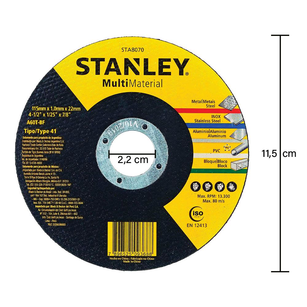 Disco Taglio Legno 115 Mm Per Smerigliatrice Dischi Da Taglio LUX Per Metallo 115 Mm 5 Pz | OBI Dischi Smerigliatrice 115 - Foto 10