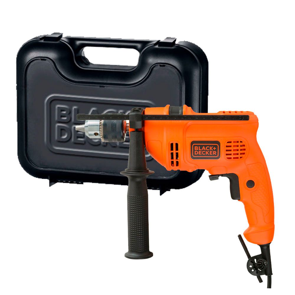 Furadeira de impacto 1/2'' 13mm 560W Com maleta Black+Decker
