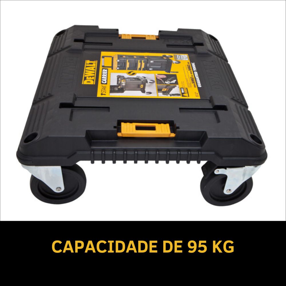 Base com 4 Rodas Capacidade até 100Kg Tstak Dewalt DWST17889