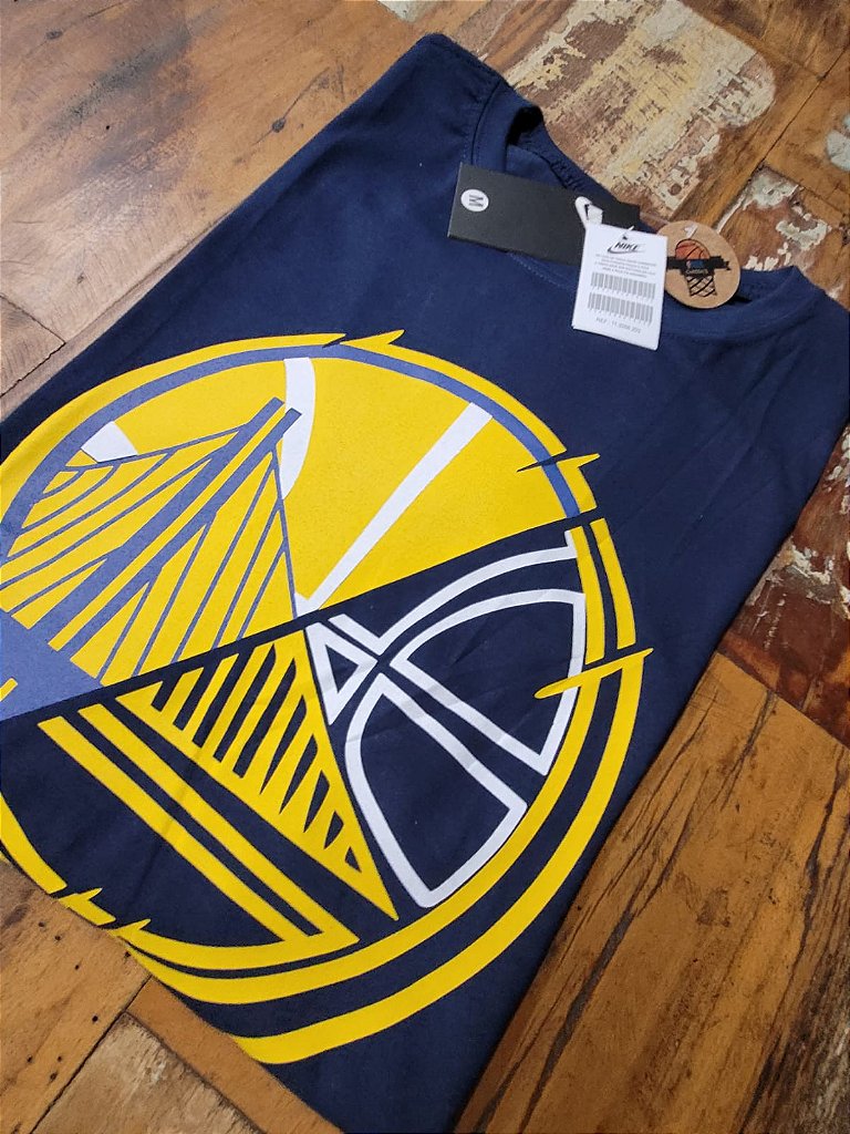 Camiseta Nike Golden State Warriors Azul - NBA CLASSICS