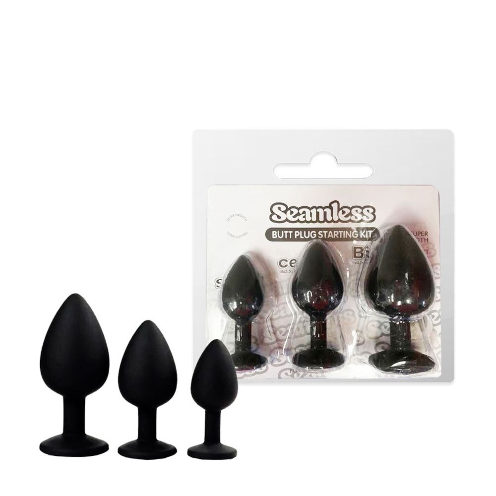 Plug Anal Pequeno, Mdio e Grande Em Silicone - Seamless Butt Plug Starting  Kit - Lust of Love - Sex Shop Online com Vibradores, Masturbadores e  Produtos de Alta Qualidade