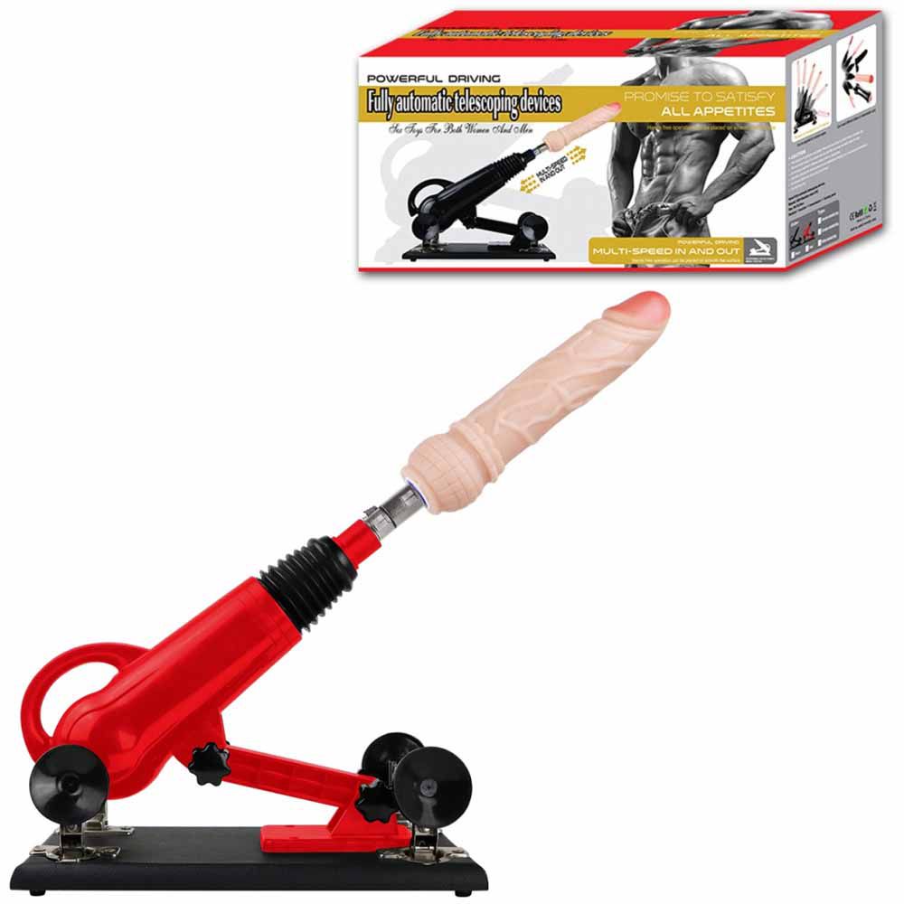 Mquina do Sexo Com 2 Prteses e 1 Plug Anal e Controle Multivelocidade  Vermelho - Lust of Love - Sex Shop Online com Vibradores, Masturbadores e  Produtos de Alta Qualidade