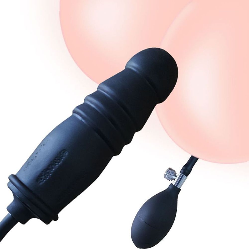 Plug Anal Inflvel com Pera para Expanso e Prazer - 16,5 cm - Lust of Love  - Sex Shop Online com Vibradores, Masturbadores e Produtos de Alta Qualidade