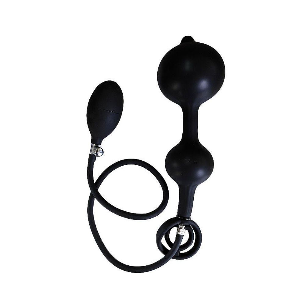 Plug Anal Escalonado Inflvel Com Anel Peniano Duplo - 20 cm - Lust of Love  - Sex Shop Online com Vibradores, Masturbadores e Produtos de Alta Qualidade