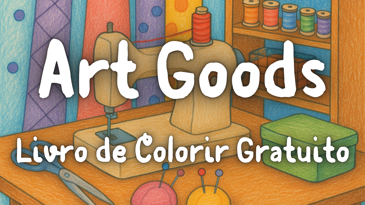 Livro de Colorir Art Goods Gratuito para Download