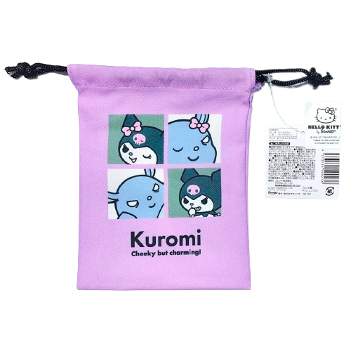 Sacolinha Porta Treco Kuromi Sanrio - Jully Malzoni Atelie
