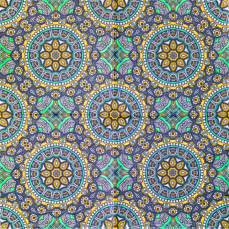 Guardanapos estilo mandalas