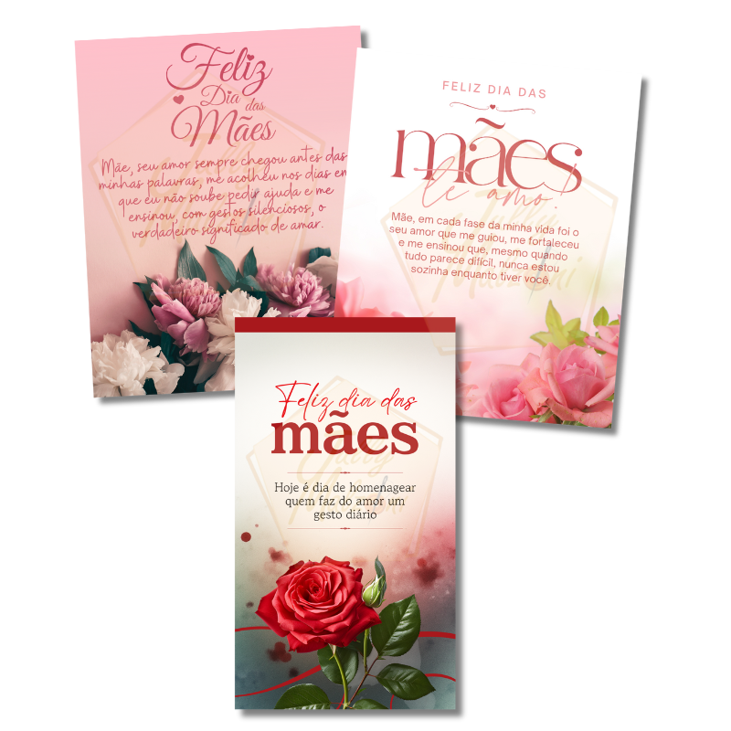 Kit Digital para Instagram Mensagens de Dia das Mães