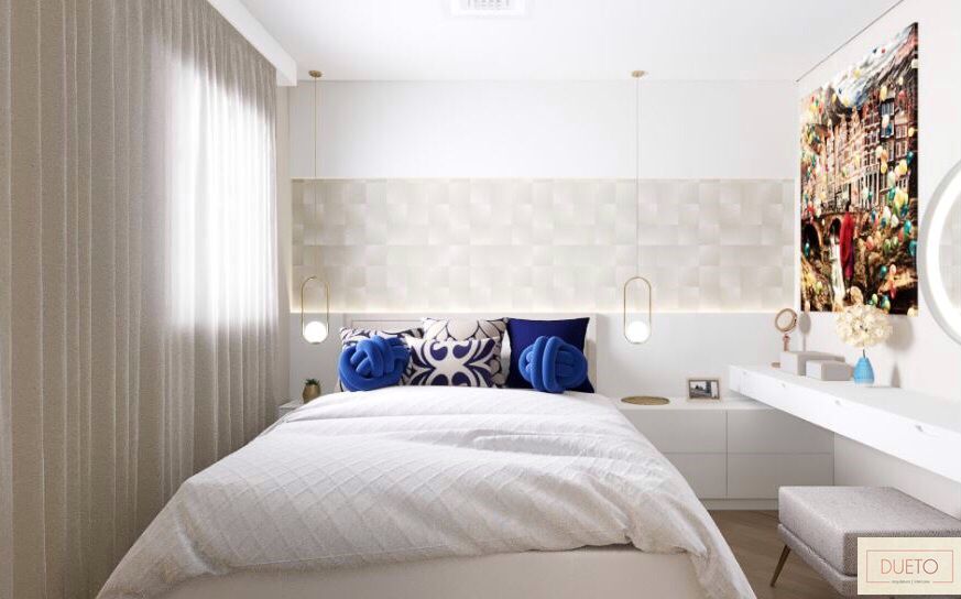Decoração online - Quarto de casal