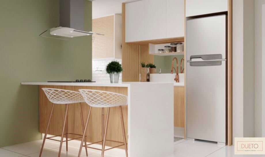 Decoração online - Cozinha com bancada