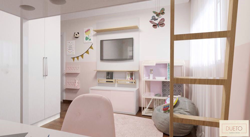 Decoração online - Quarto com escrivaninha