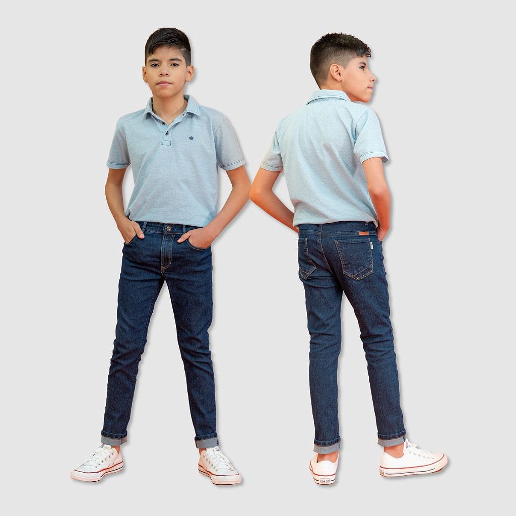 Calça Jeans Infantil Skinny Juvenil Escura Jhump Club - Jhump Club | Moda  Infantil Especializada em Jeans