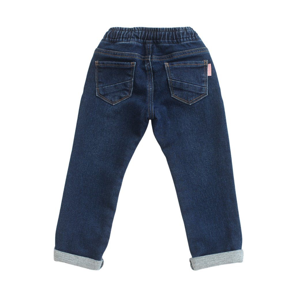 Calça Jogger Jeans Menina Com Cordão 1 ao 3 - Jhump Club