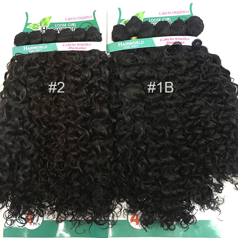 Cabelo Orgânico Cacheado 65cm 300 Gramas 8 Telas ( Informe a cor desejada  por mensagem apos a compra) - Espaço Linda