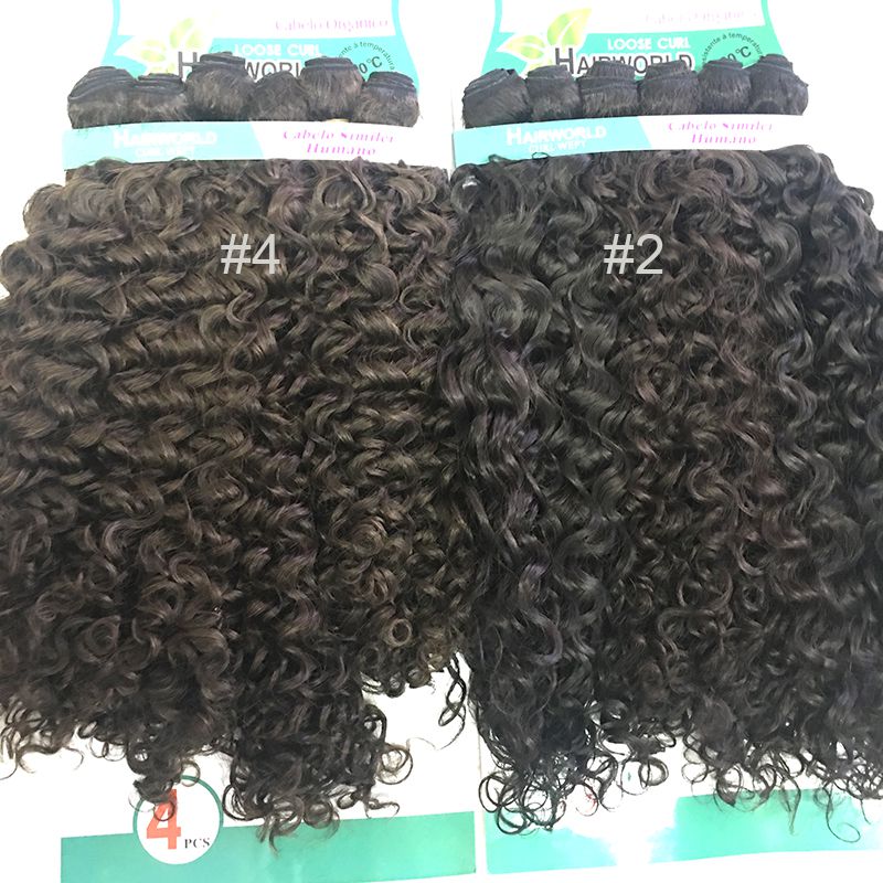 Cabelo Orgânico Cacheado 65cm 300 Gramas 8 Telas ( Informe a cor desejada  por mensagem apos a compra) - Espaço Linda