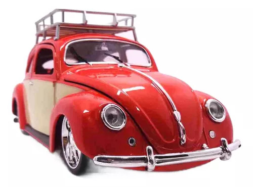 Miniatura Carro Volkswagen Beetle 1951 Maisto Design 1/18