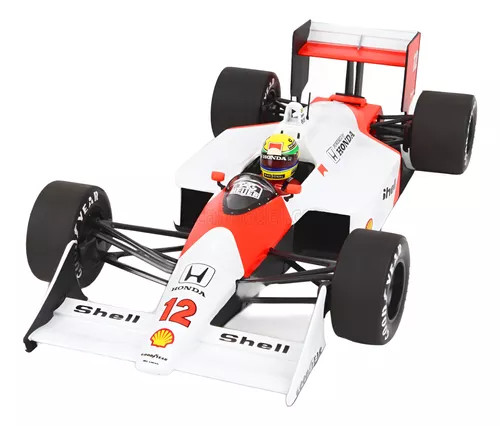 Miniatura Ayrton Senna Formula 1 Mclaren Mp4/4 1988 1/18 F1