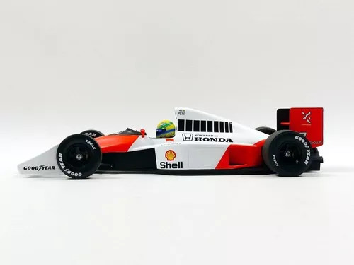 Miniatura Formula 1 Ayrton Senna Mp4/5b 1990 1/18 F1 - AutoMOTIVO