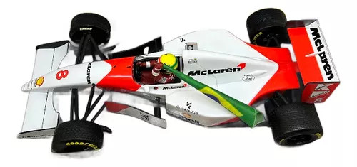 Miniatura F1 Ayrton Senna Mclaren Mp4/8 1/18 1993 Donington Park