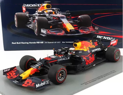 Red Bull Racing Honda RB16 1/18 ミニカー Miniatura Formula 1 Red Bull Rb16 1/18 - Max Verstappen F1