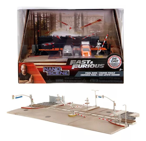 m*h様 Fast & Furious ミニカー 3台セット Miniatura Velozes E Furiosos Diorama - Cena Do Trem - AutoMOTIVO Store