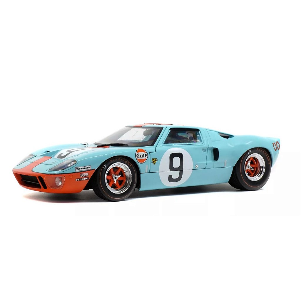 Miniatura Ford GT40 1968 - Le Mans 1/18 - AutoMOTIVO Store