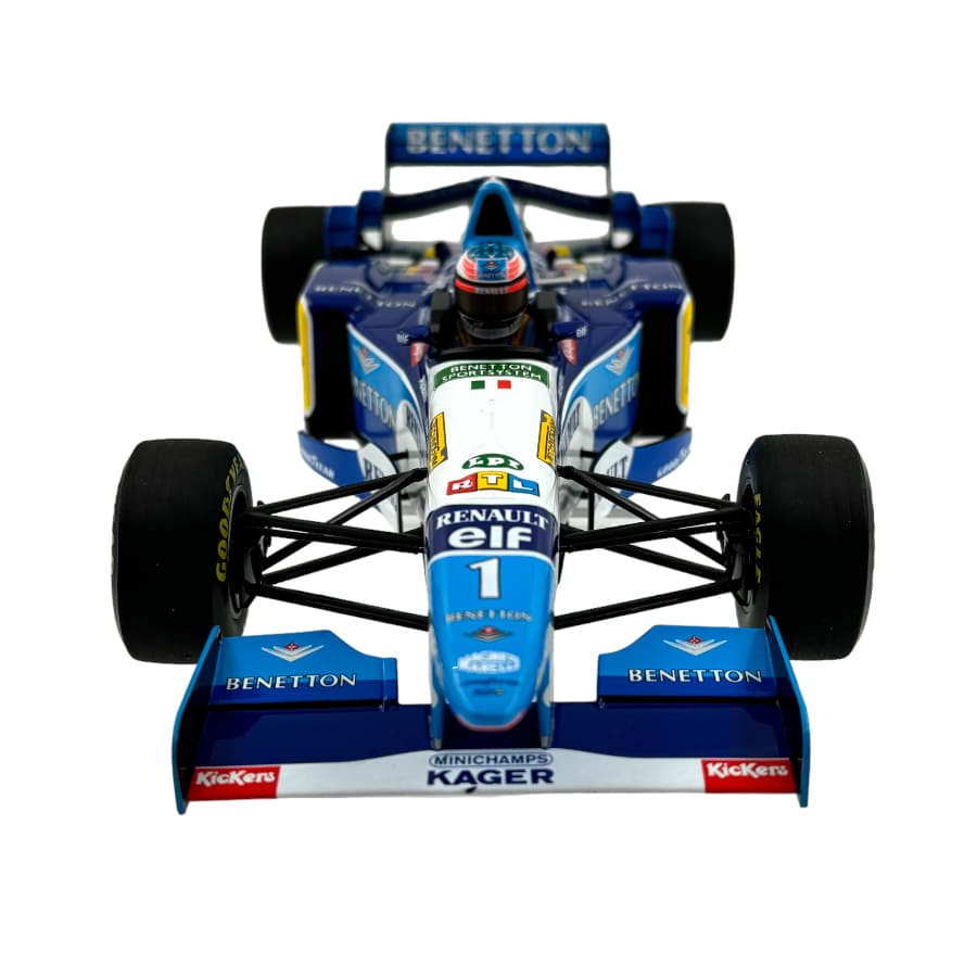 Miniatura Michael Schumacher Benetton Renault B195-Vencedor França
