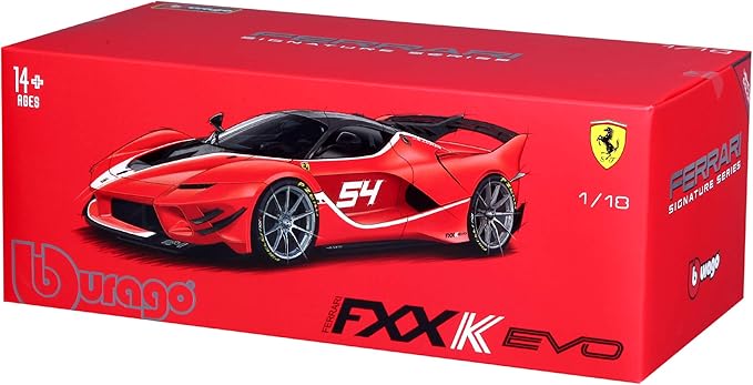 Miniatura Carro 1/18 Ferrari Fxxk Evo Burago Signature