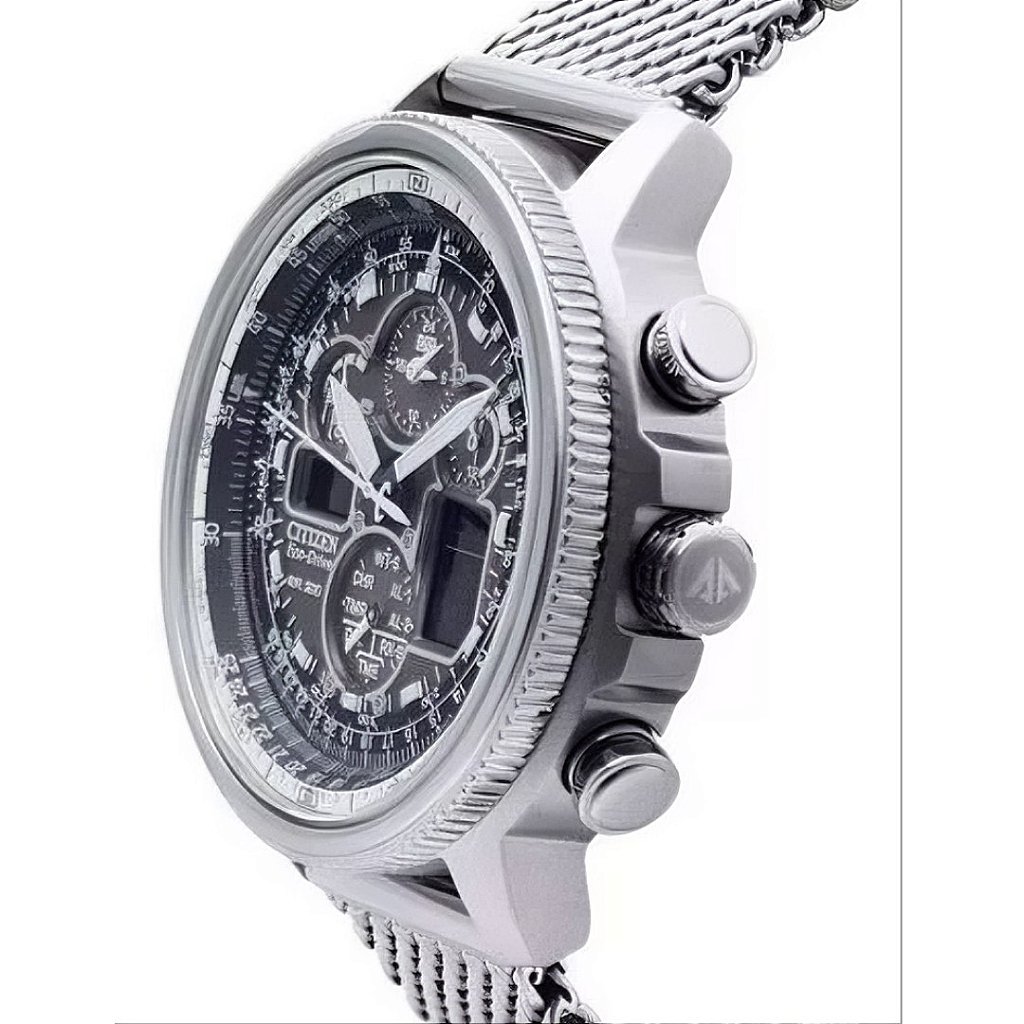 Relogio Citizen Navihawk Jy8030-83e Calendario Perpet Jy8030