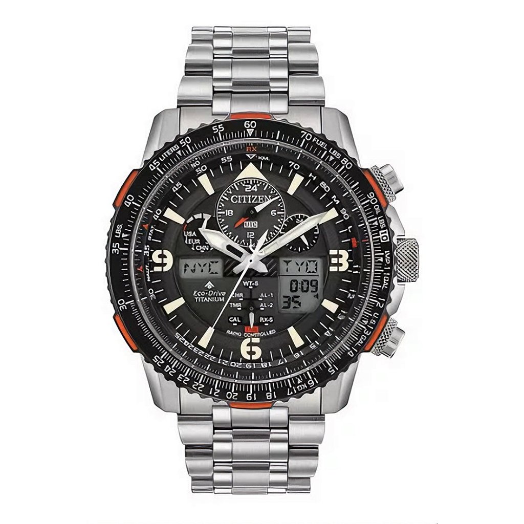 Relógio Citizen Jy8108-53e Skyhawk A-t Titanium Ed. Limitada