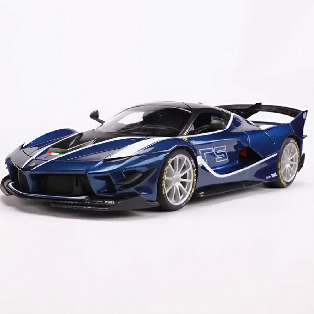 Miniatura Carro Ferrari FXX-K Evo Azul - 1/18 - AutoMOTIVO Store