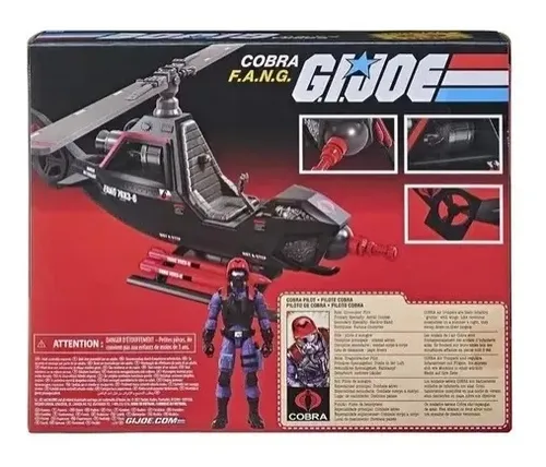 Miniatura Helicoptero Gijoe cobra F.A.N.G 76x3-6 - Hasbro