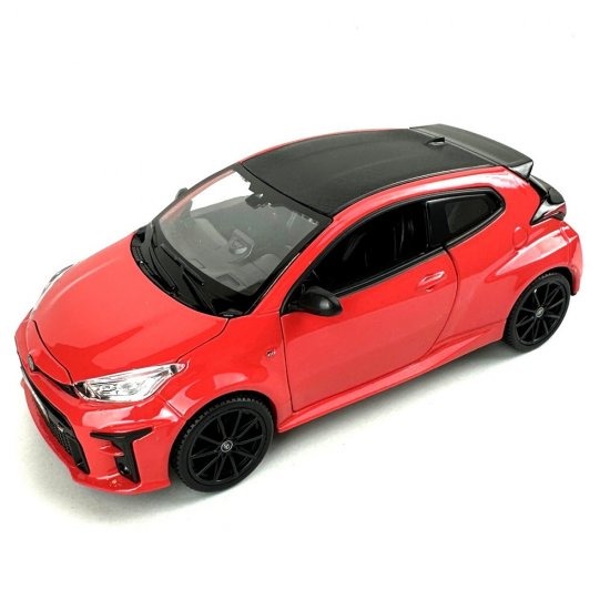 Miniatura carro Toyota GR Yaris vermelho 1/24 - AutoMOTIVO Store
