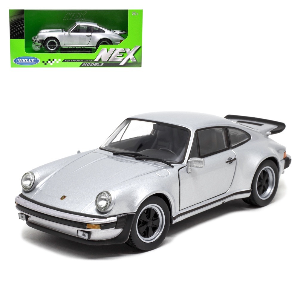 Miniatura 1/24 Porsche 911 Turbo Branco - AutoMOTIVO Store
