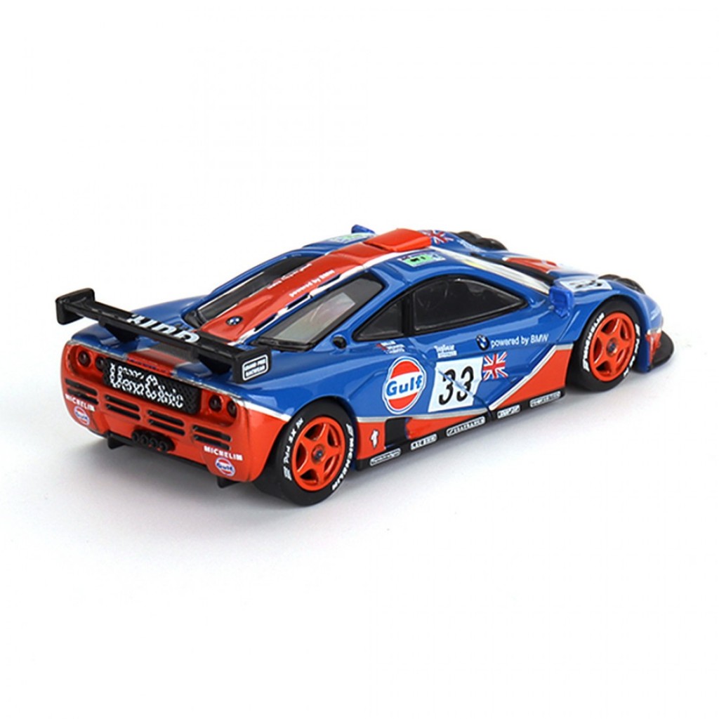 Miniatura carro McLaren F1 GTR GULF 24H Le Mans Mini GT 1/64