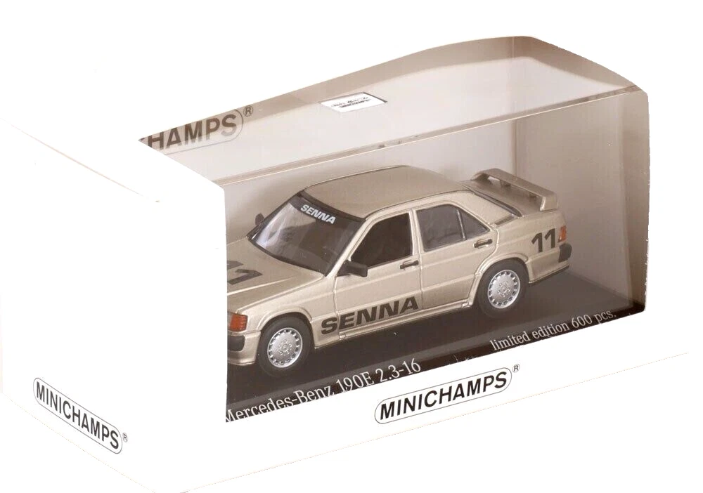 Miniatura Mercedes 190E 2.3 Senna Nurburgring Minichamps 1/43