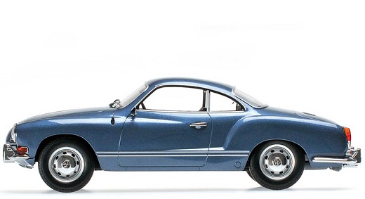 Miniatura carro Volkswagen Karmann Ghia 1970 1/18 - AutoMOTIVO Store