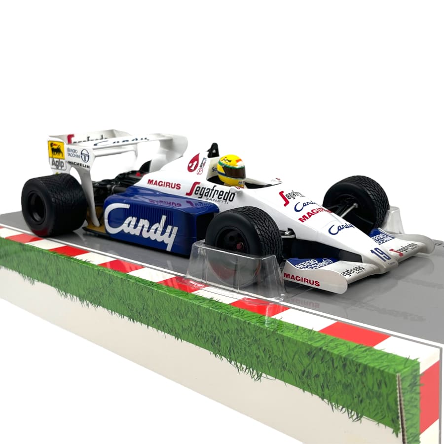 Formula 1 Ayrton Senna Toleman Hart TG184 1984 1/18 especial