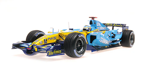 Formula 1 Fernando Alonso Renault R26 2º Brasil GP 2006 1/18