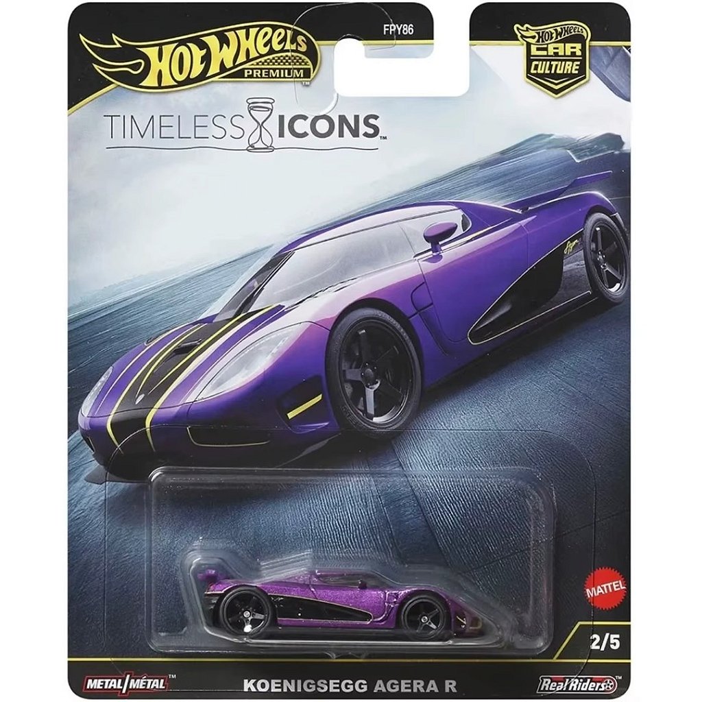 Conjunto Hot Wheels Car Culture 2025 ícones atemporais 1/64