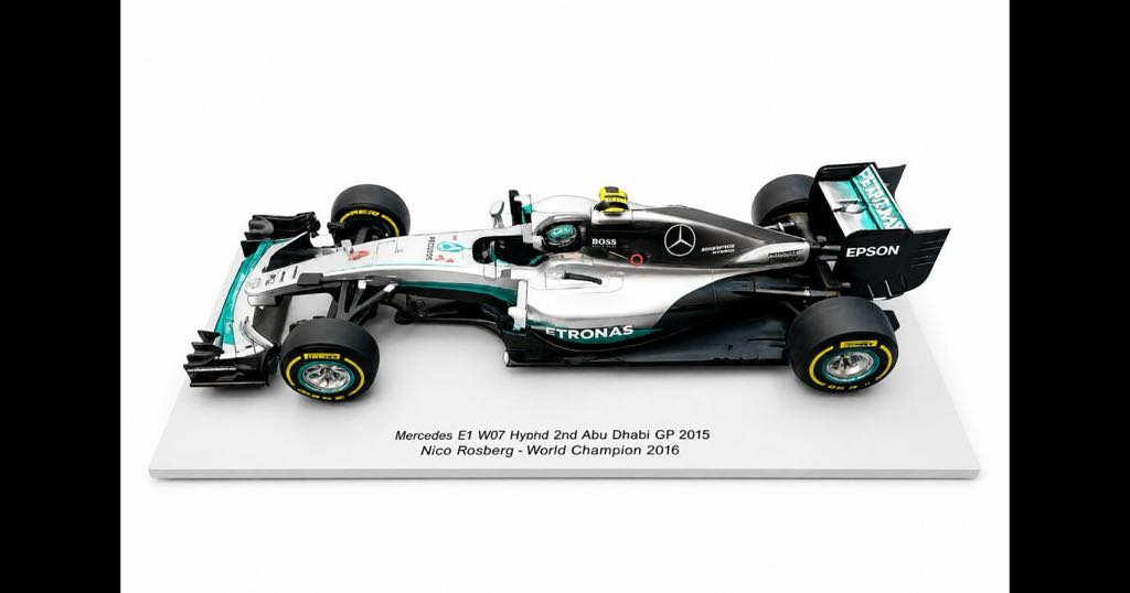 1/18 Spark メルセデス F1 W07 Hybrid 2016 アブダビ Miniatura Mercedes F1 W07 Hybrid Abu Dhabi GP 2016 1/18