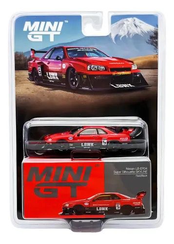 Miniatura Mini GT Nissan LB-ER34 Super silhouette SKYLINE
