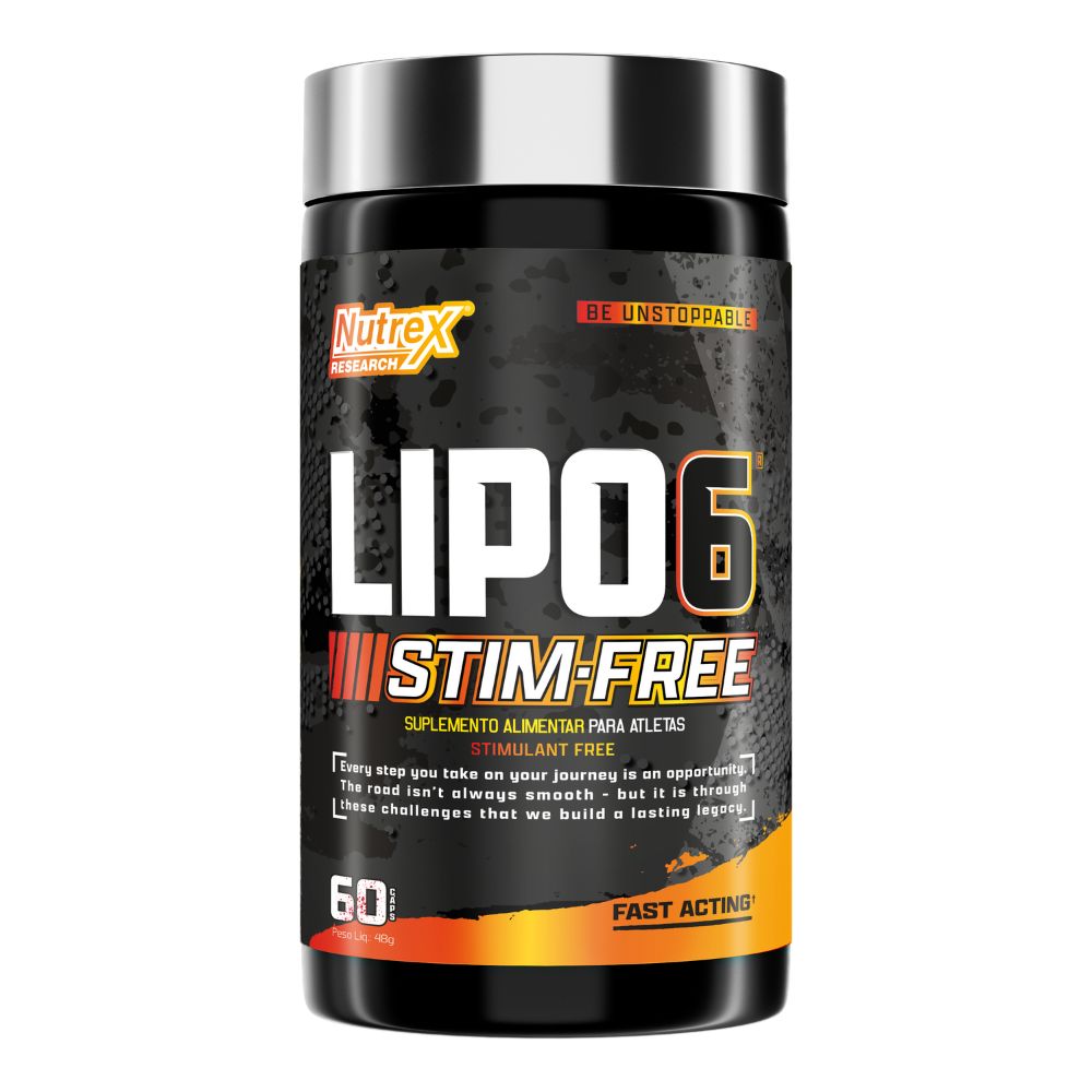 Termogenico Lipo 6 Stim-Free Sem Cafeína 60 Caps - Nutrex