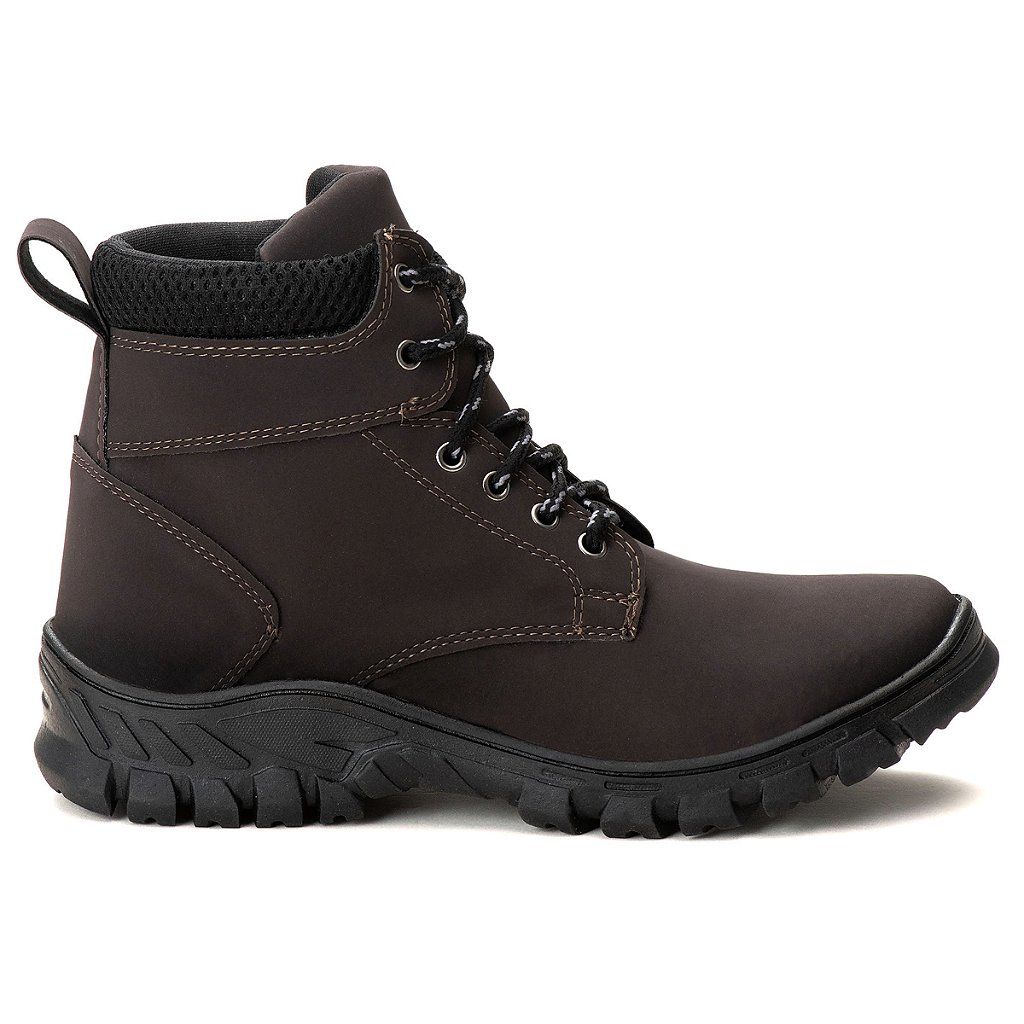 Tênis masculino bota adventure salazari hot sale couro ecológico