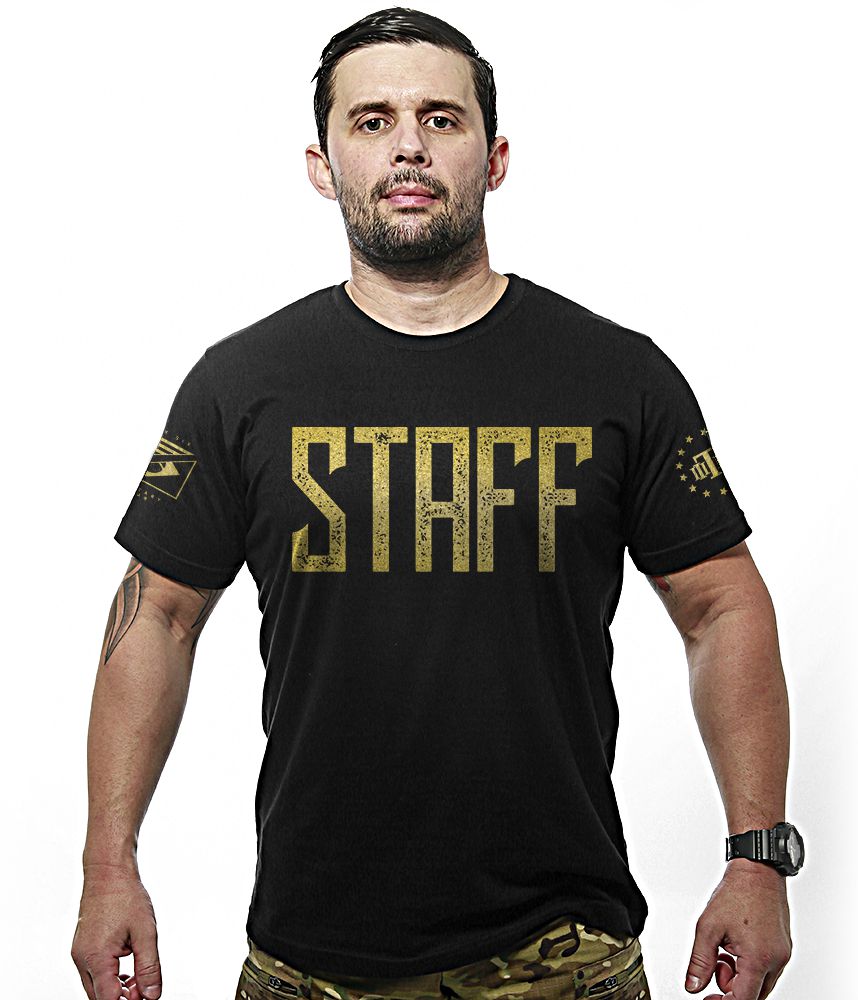 SETUP-EXEWAFFEN LINE COLLAR TEE シズニルック Camiseta Masculina Staff Gold Line Tático Militar TeamSix Brasil