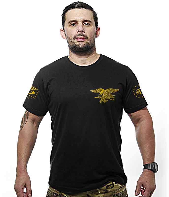 Camiseta Masculina Masculina Navy Seals Militar Team Six Brasil
