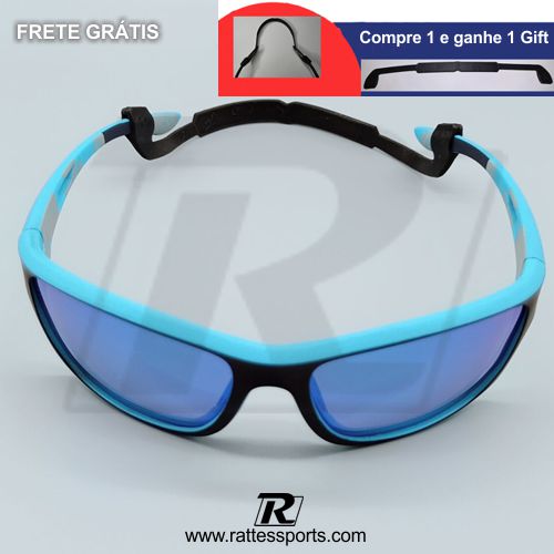 Óculos Esportivo Lentes Polarizada UV - Rattes Sports - Acessórios