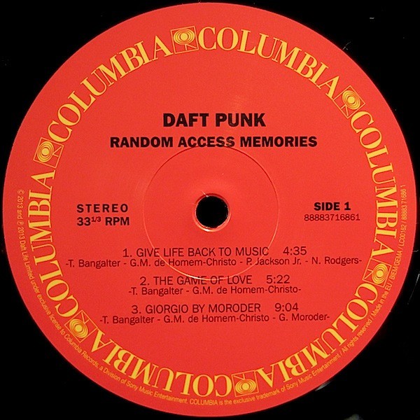 Disco de Vinil - Daft Punk - Randon Access Memories - LP Duplo